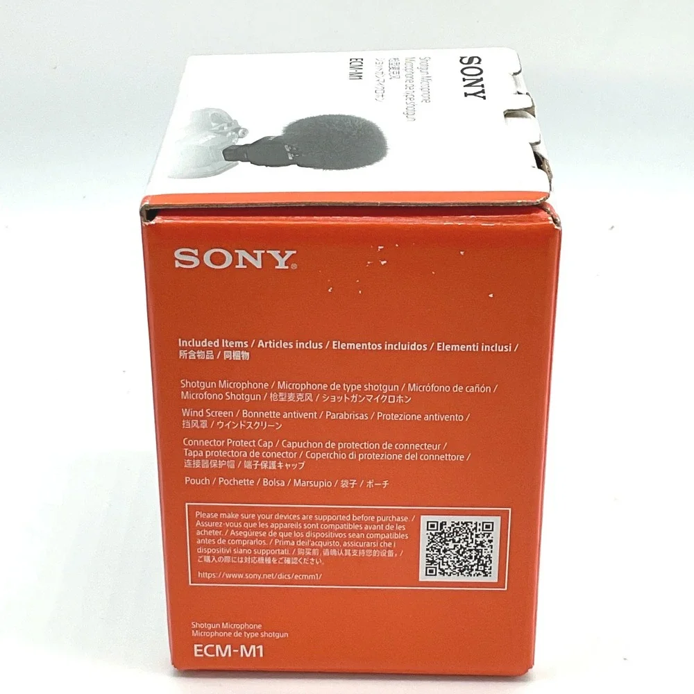 Sony ECM-M1 Shotgun Microphone Digital Multi Interface Shoe Mic Black NEW